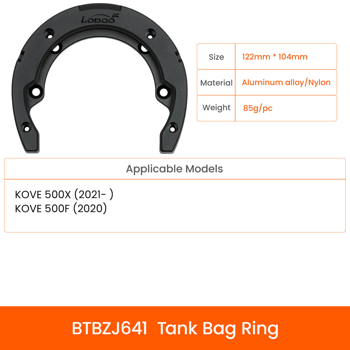 Tanktasring: KOVE 500X - 500F